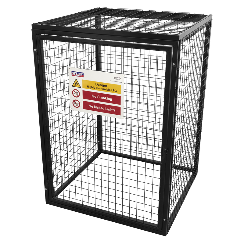 Sealey Gas Cylinder Safety Cage - 4 x 47kg Capacity