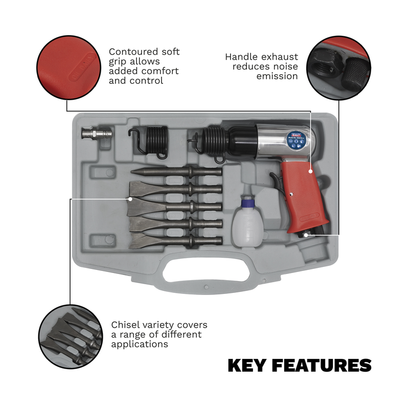 Generation Air Hammer Kit GSA12 4cfm Medium Stroke