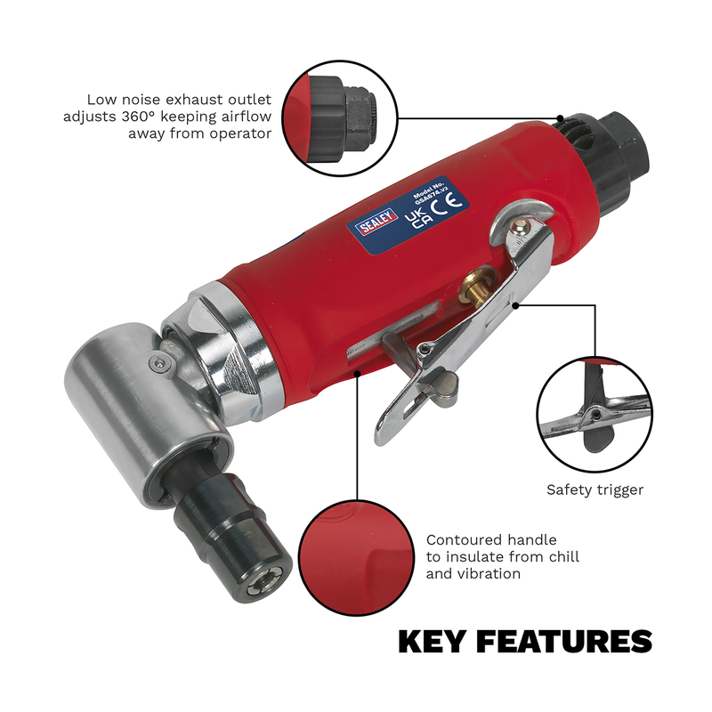 Generation 90° Angle Air Die Grinder GSA674 20000rpm