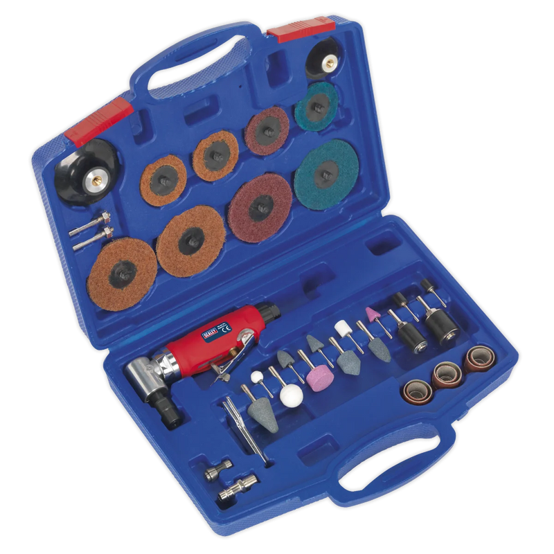Generation Air Angle Die Grinder Kit 42 Piece, 20000rpm, 4cfm