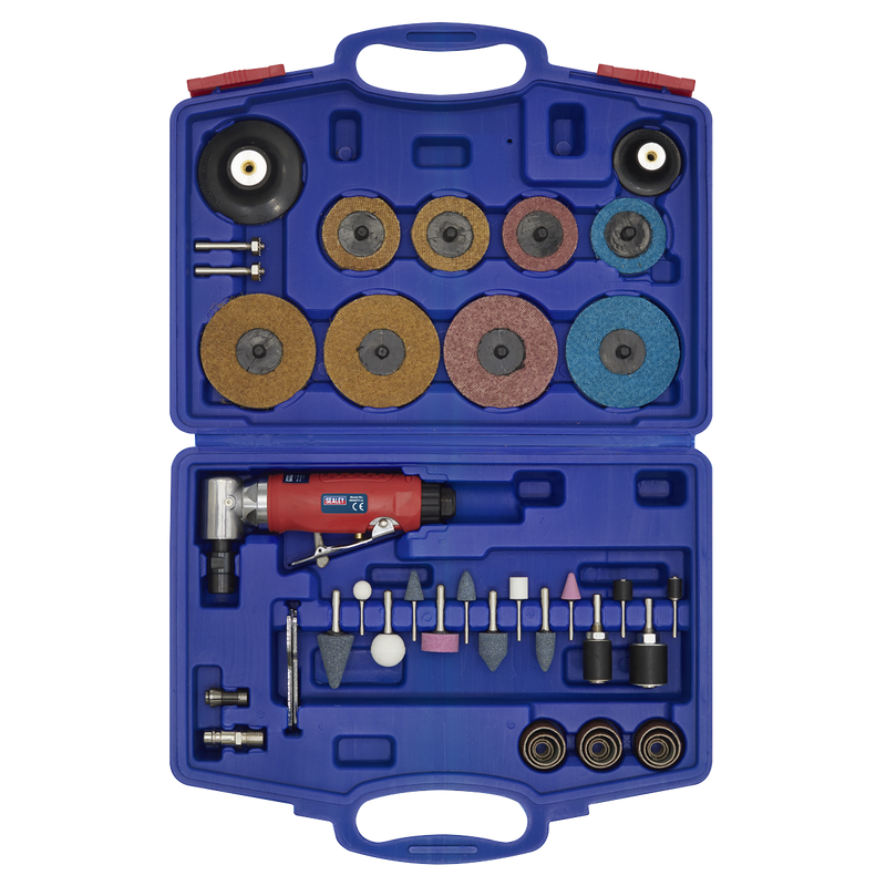 Generation Air Angle Die Grinder Kit 42 Piece, 20000rpm, 4cfm