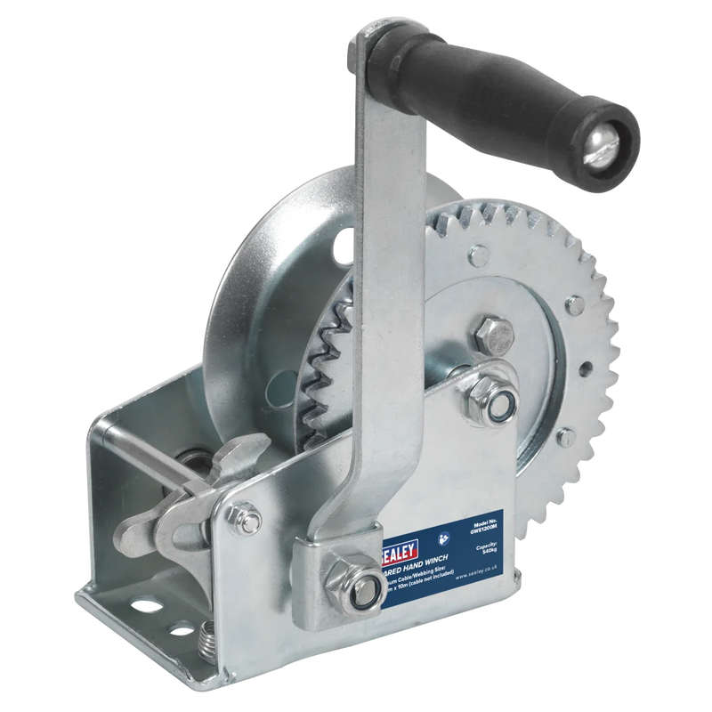 Sealey Geared Hand Winch 540kg Capacity GWE1200M