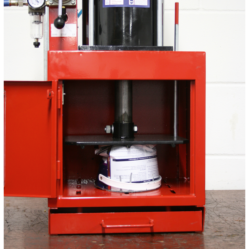Sealey Pneumatic Paint Can Crusher HCC08 2.2 Tonne