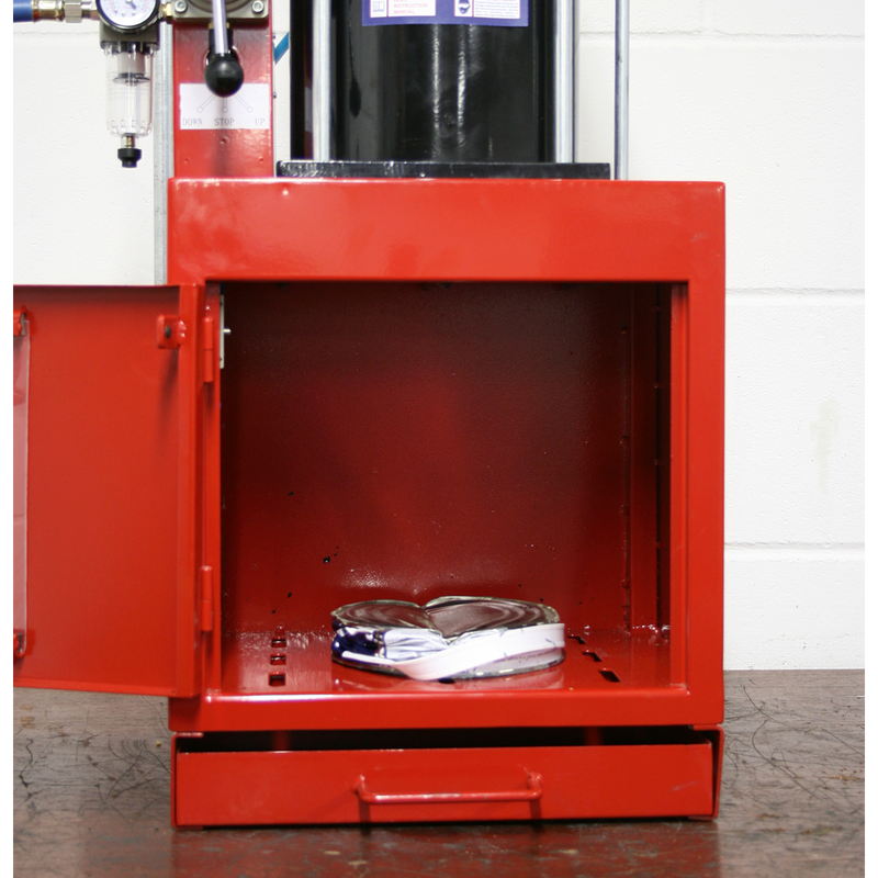 Sealey Pneumatic Paint Can Crusher HCC08 2.2 Tonne