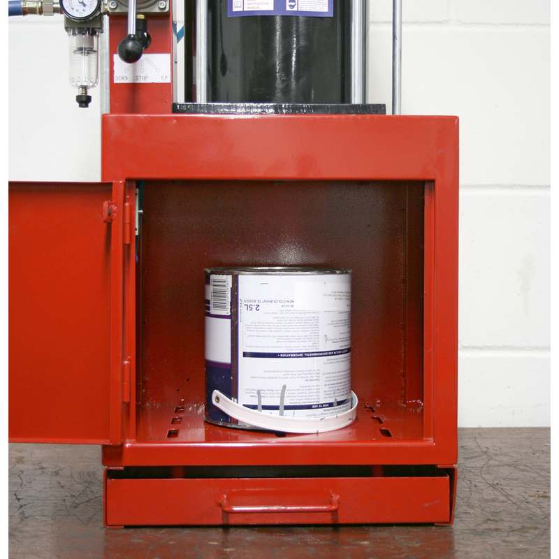 Sealey Pneumatic Paint Can Crusher HCC08 2.2 Tonne