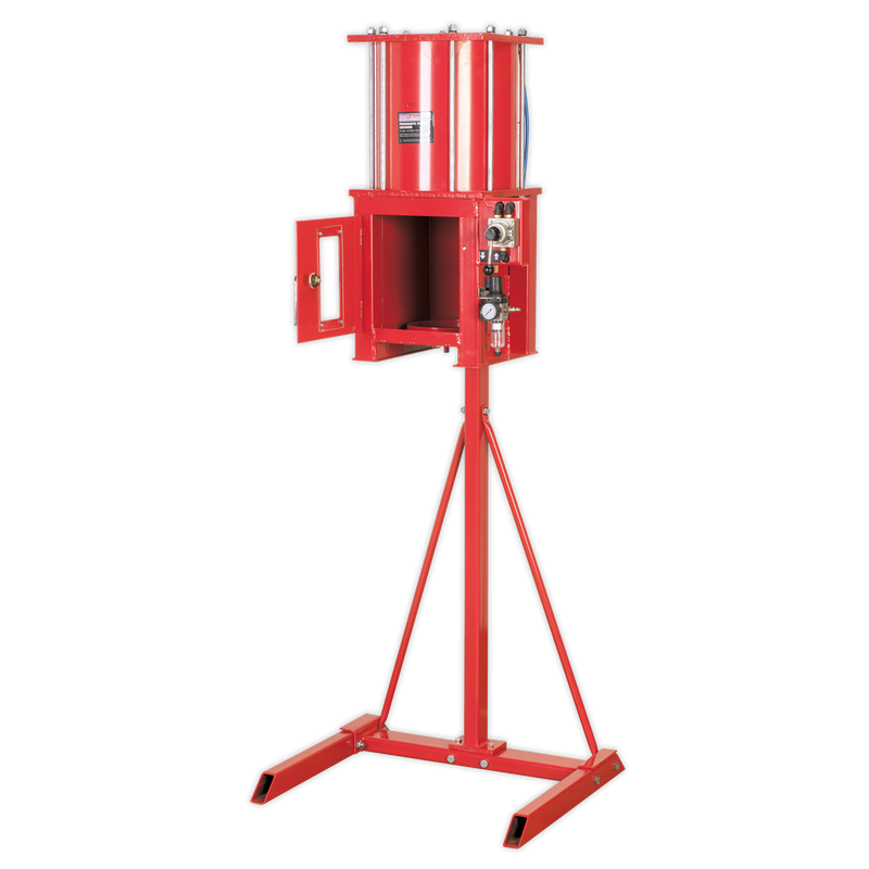 Sealey Pneumatic Oil Filter Crusher HFC08 10 Tonne Capacity
