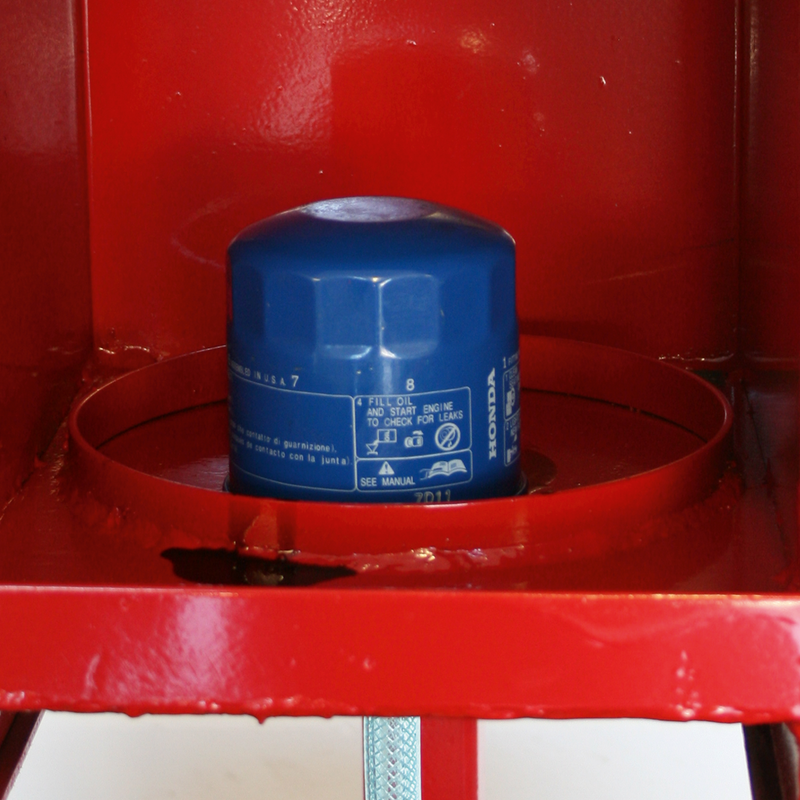 Sealey Pneumatic Oil Filter Crusher HFC08 10 Tonne Capacity