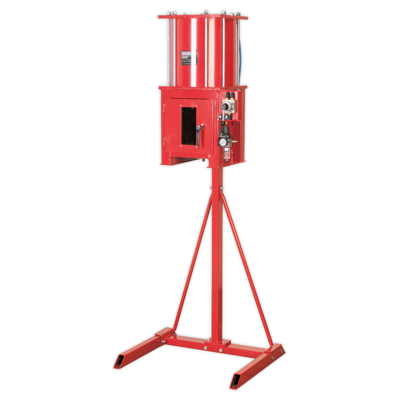 Sealey Pneumatic Oil Filter Crusher HFC08 10 Tonne Capacity