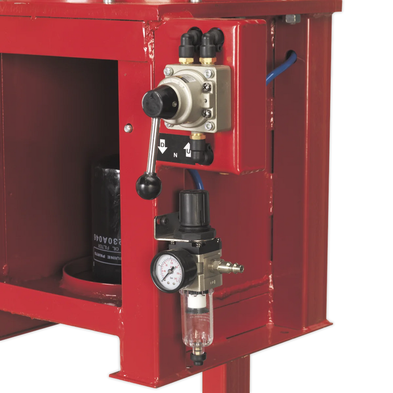 Sealey Pneumatic Oil Filter Crusher HFC08 10 Tonne Capacity