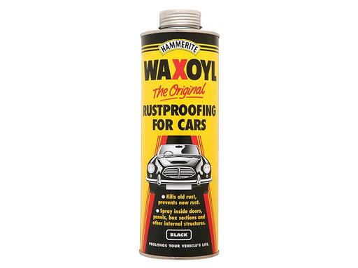 Hammerite Waxoyl Black Schutz 1 Litre Rust Prevention