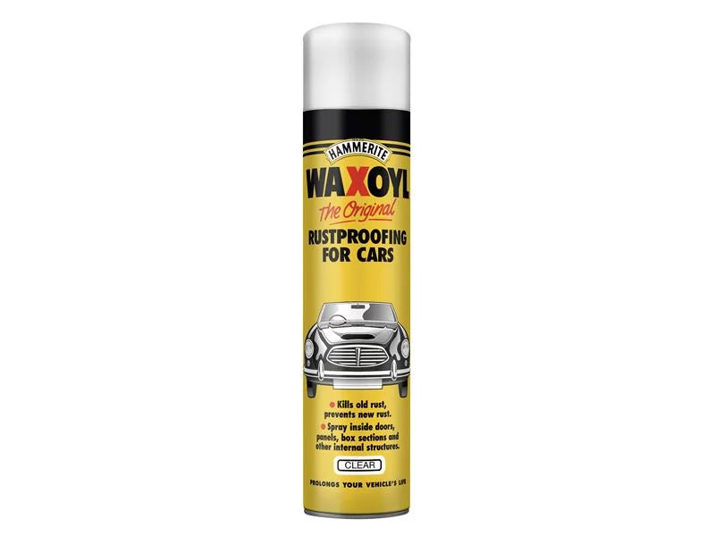 Hammerite Waxoyl Clear Aerosol 400ml - Car Maintenance Spray