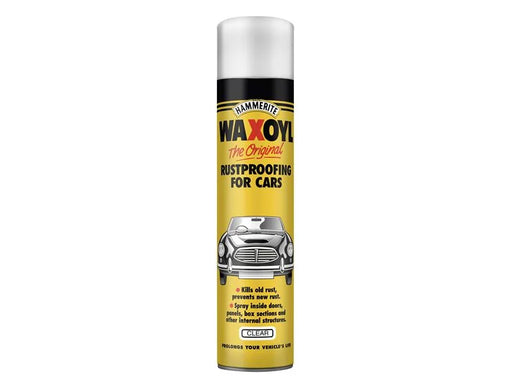 Hammerite Waxoyl Clear Aerosol 400ml - Car Maintenance Spray