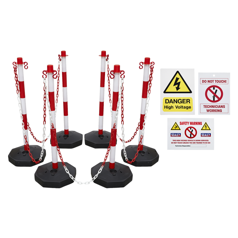 Sealey Exclusion Zone Kit HP55K1COMBO 5.5kg for Hybrid Vehicles
