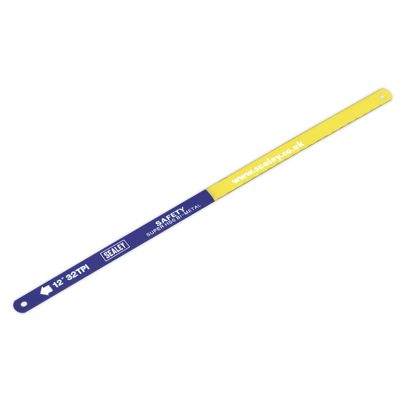 Sealey HSS Bi-Metal Hacksaw Blade 300mm 32tpi Pack of 10