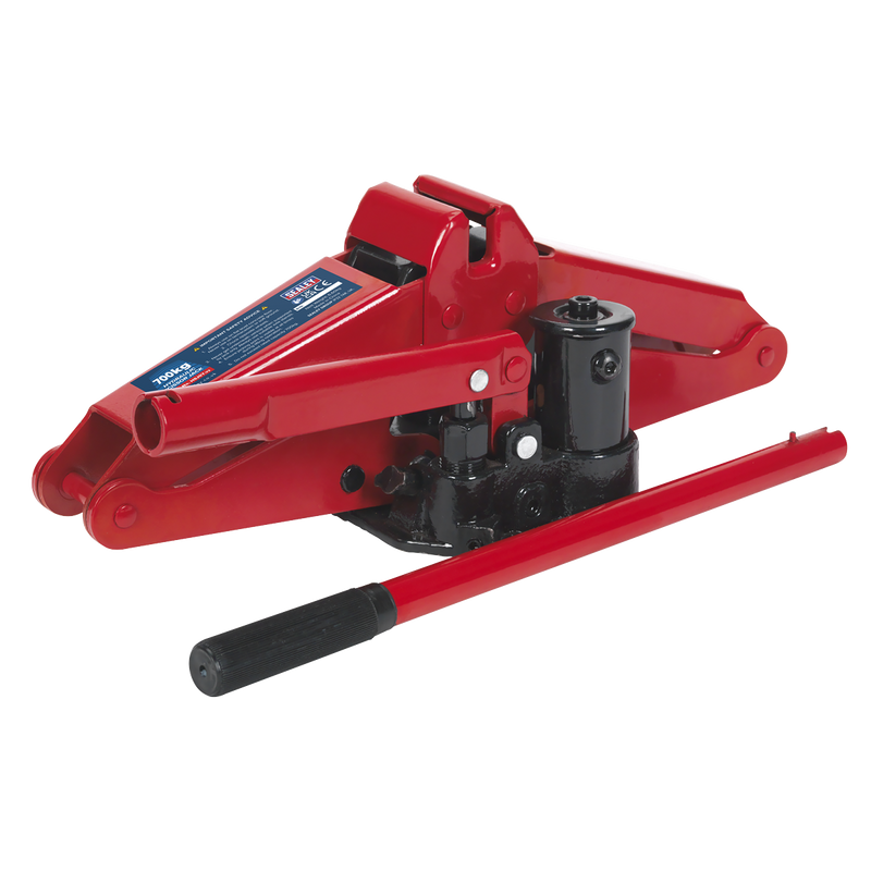 Sealey Hydraulic Scissor Jack 700kg Capacity Model HSJ07
