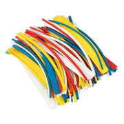 Sealey Heat Shrink Tubing 200mm 100 Piece - Mixed Colours