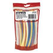 Sealey Heat Shrink Tubing 200mm 100 Piece - Mixed Colours