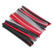 Sealey Adhesive Lined Heat Shrink Tubing 200mm 72 Piece Mixed Colours