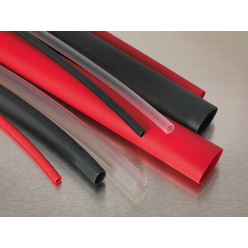 Sealey Adhesive Lined Heat Shrink Tubing 200mm 72 Piece Mixed Colours