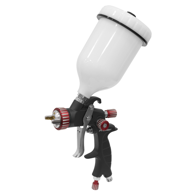Sealey Premier HVLP Gravity Feed Spray Gun 1.3mm 600ml Capacity
