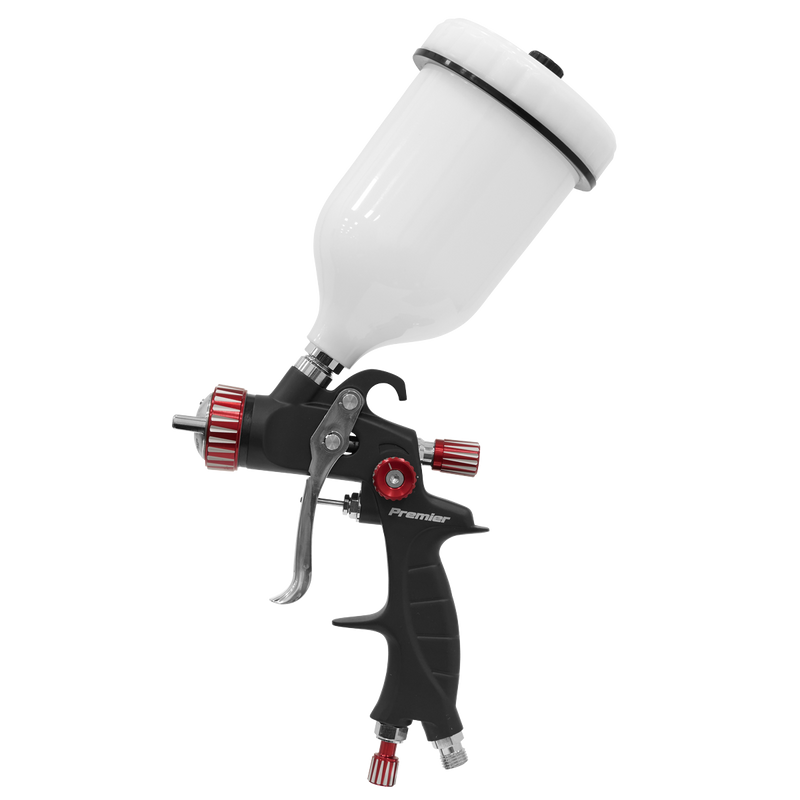 Sealey Premier HVLP Gravity Feed Spray Gun 1.3mm 600ml Capacity