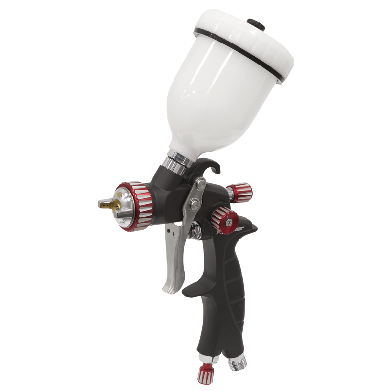Sealey Premier HVLP Gravity Feed Spray Gun 1mm Set-Up 100ml