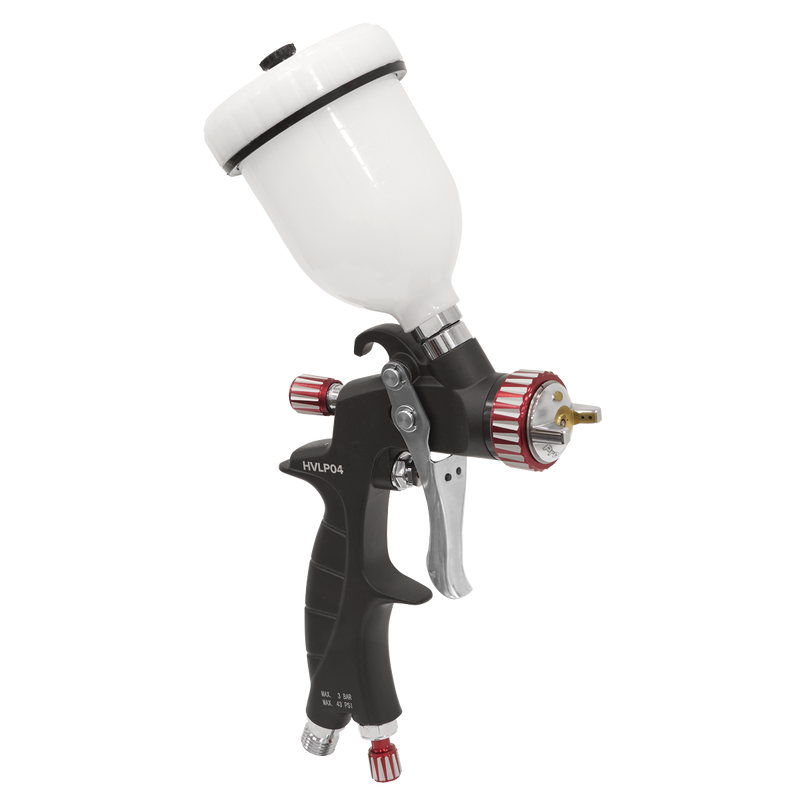 Sealey Premier HVLP Gravity Feed Spray Gun 1mm Set-Up 100ml