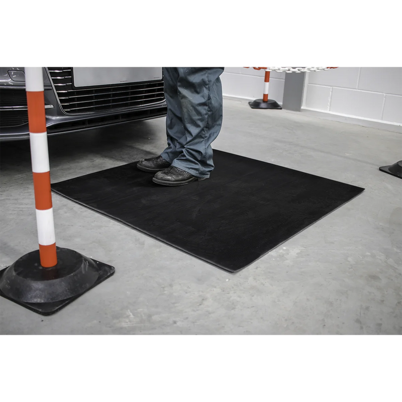 Sealey Electrician's Insulating Rubber Safety Mat 1x1m