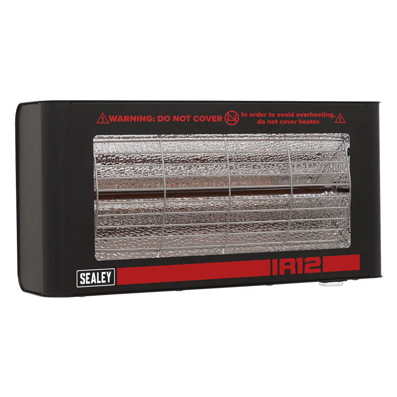 Sealey Wall Mounting Infrared Quartz Heater 1200W IR12