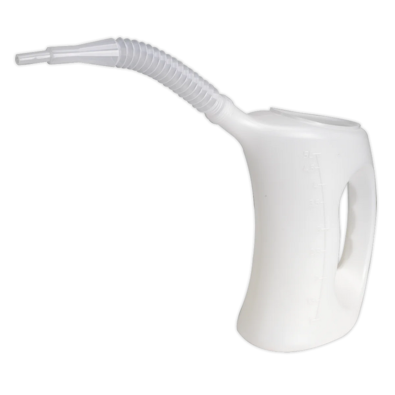 Sealey Measuring Jug 5L Model J5F with Flexible Spout