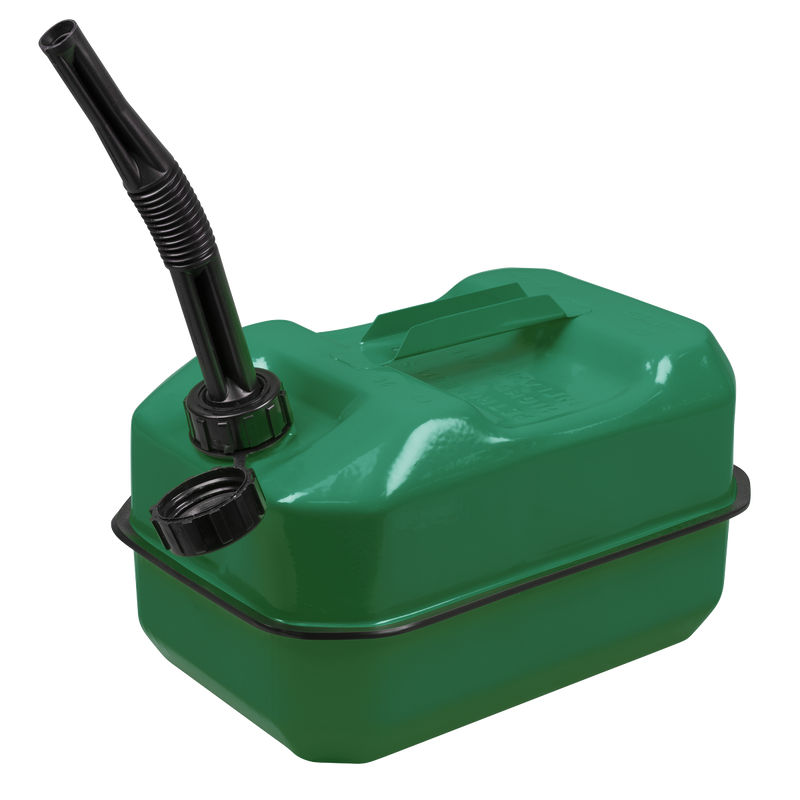 Sealey Jerry Can 10L Green Steel Fuel Container JC10RG