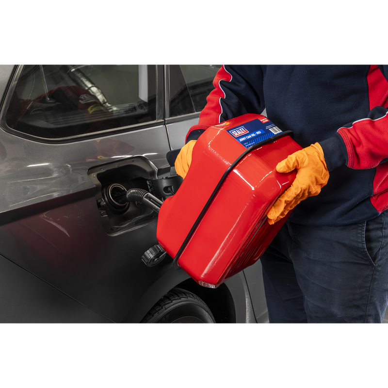 Sealey Jerry Can 10L Red Fuel Container JC10RR