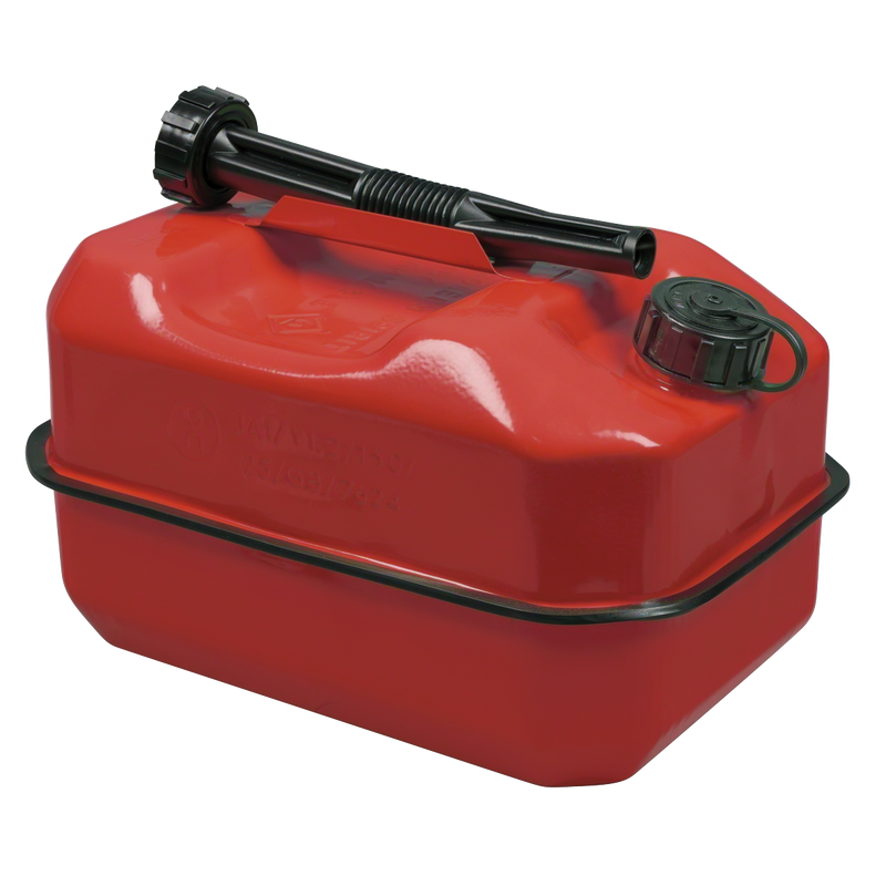 Sealey Jerry Can 10L Red Fuel Container JC10RR
