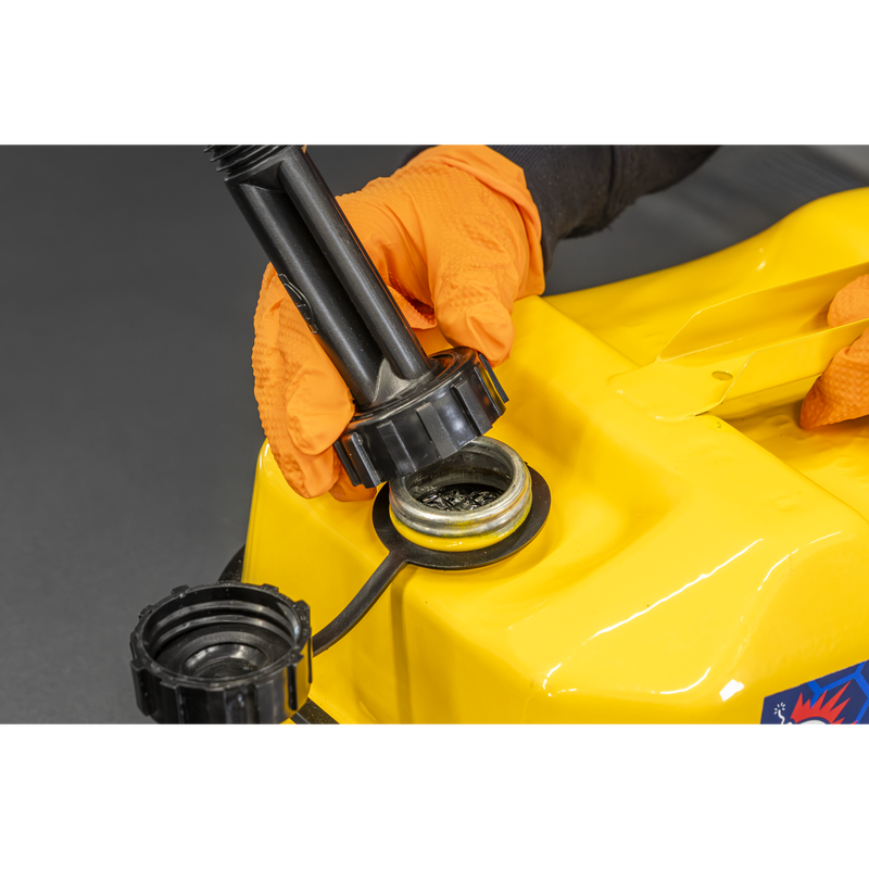 Sealey Explosive-Safe Jerry Can 10L - Yellow