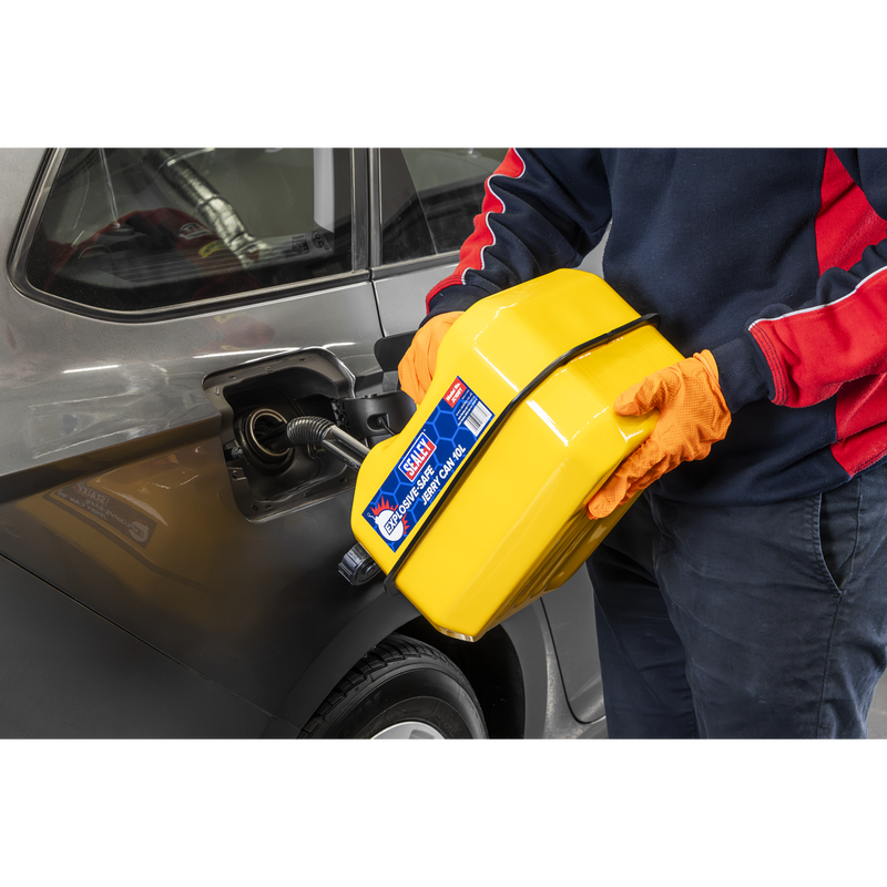 Sealey Explosive-Safe Jerry Can 10L - Yellow