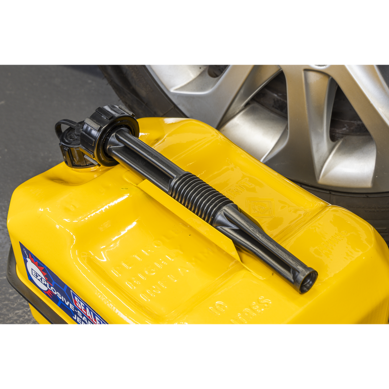Sealey Explosive-Safe Jerry Can 10L - Yellow