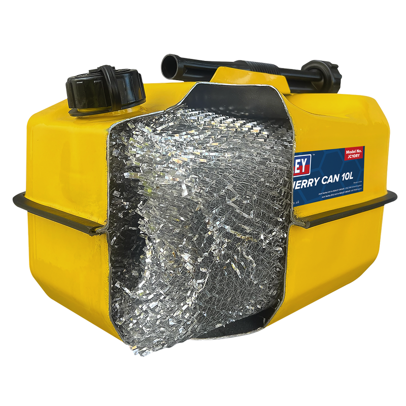Sealey Explosive-Safe Jerry Can 10L - Yellow