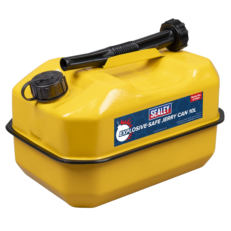 Sealey Explosive-Safe Jerry Can 10L - Yellow