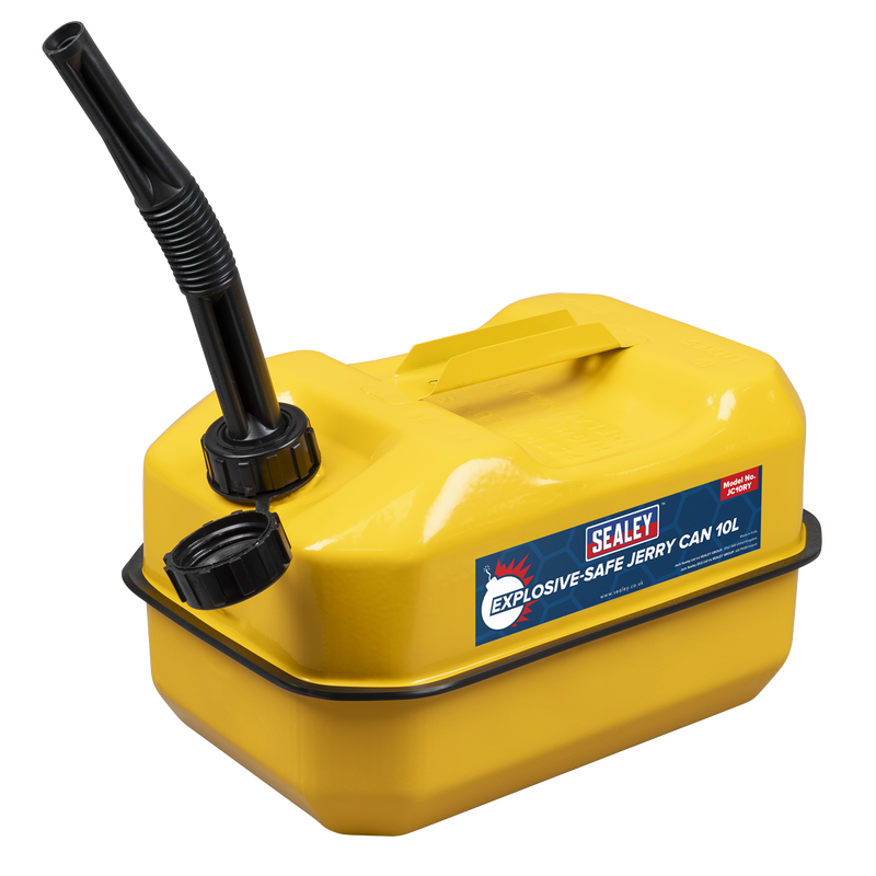 Sealey Explosive-Safe Jerry Can 10L - Yellow