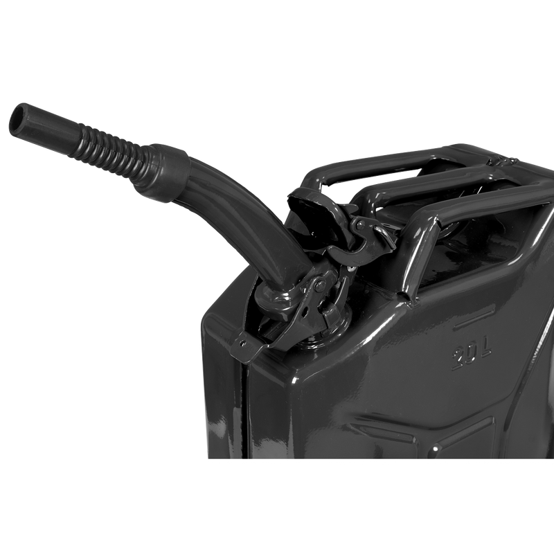Sealey Pouring Spout JC20B/S for Fuel Cans - Black