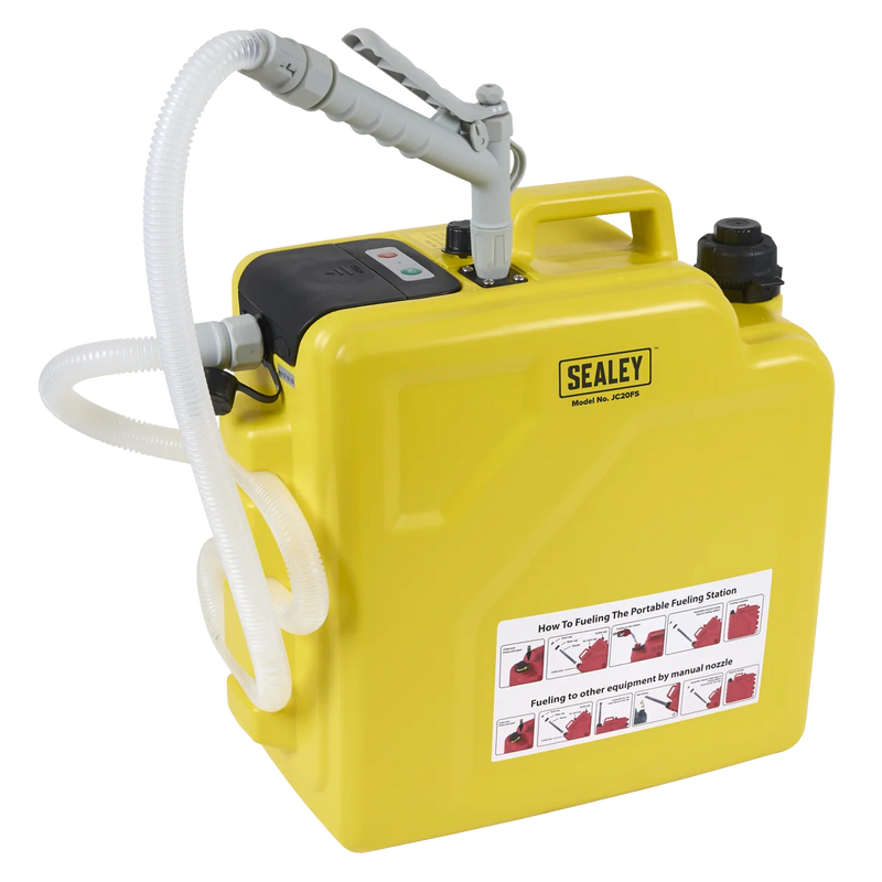Sealey Multi-Powered Portable Fuelling Station 20L Flow Rate 14L/min
