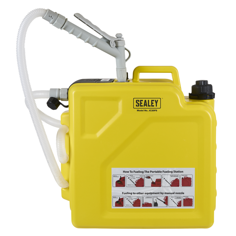 Sealey Multi-Powered Portable Fuelling Station 20L Flow Rate 14L/min