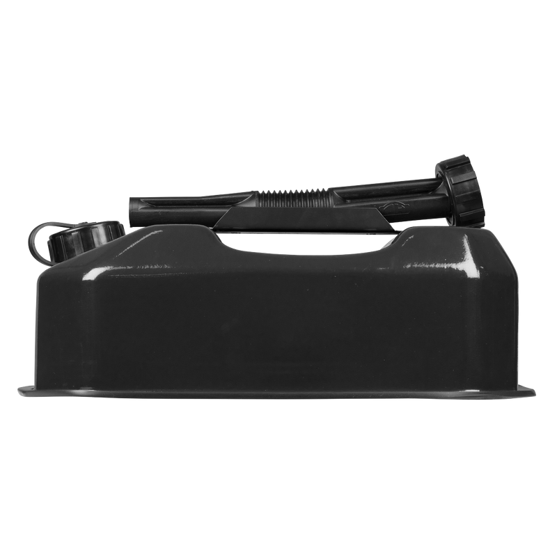 Sealey Jerry Can 5L Black Steel Fuel Container JC5RB