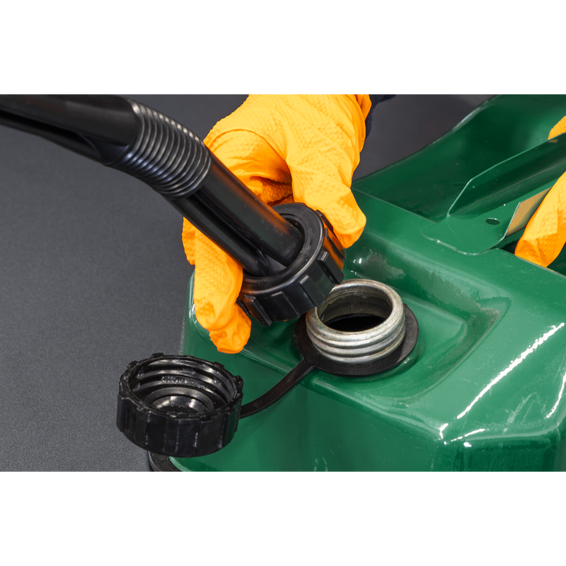Sealey 5L Green Jerry Can JC5RG for Fuel Storage
