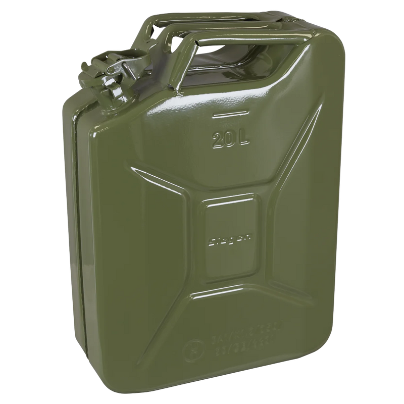 Sealey Siegen Jerry Can 20L Green Fuel Storage Container