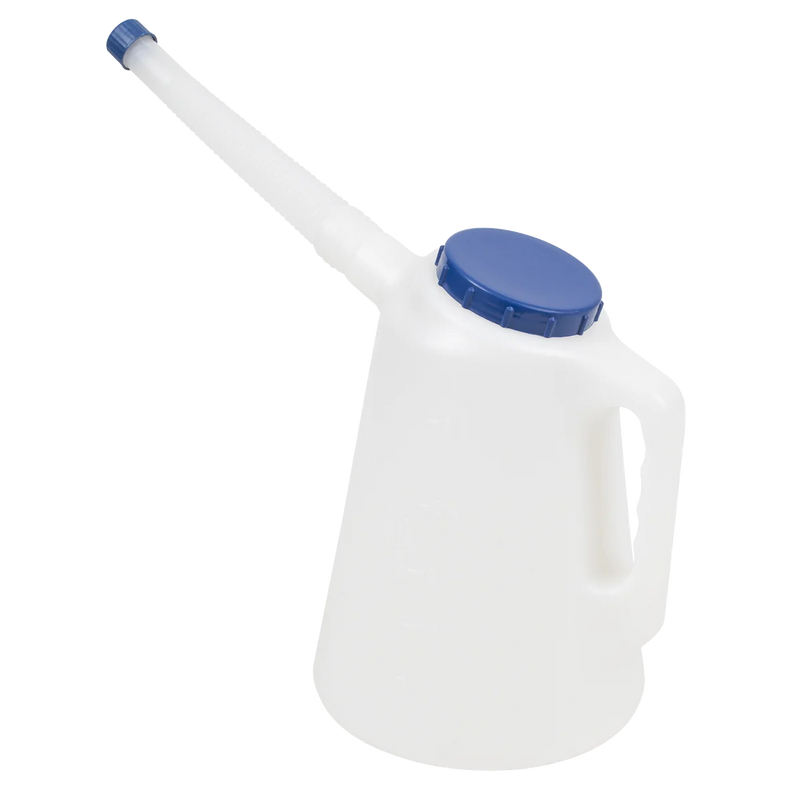 Sealey Oil Container 3L with Blue Lid & Flexible Spout