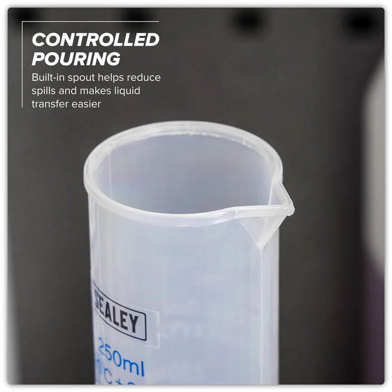 Sealey Graduated Measuring Cylinder Set 5 Piece