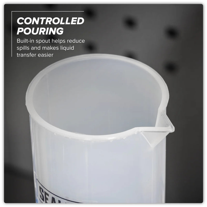 Sealey Measuring Cylinder 1000ml Graduated Polypropylene