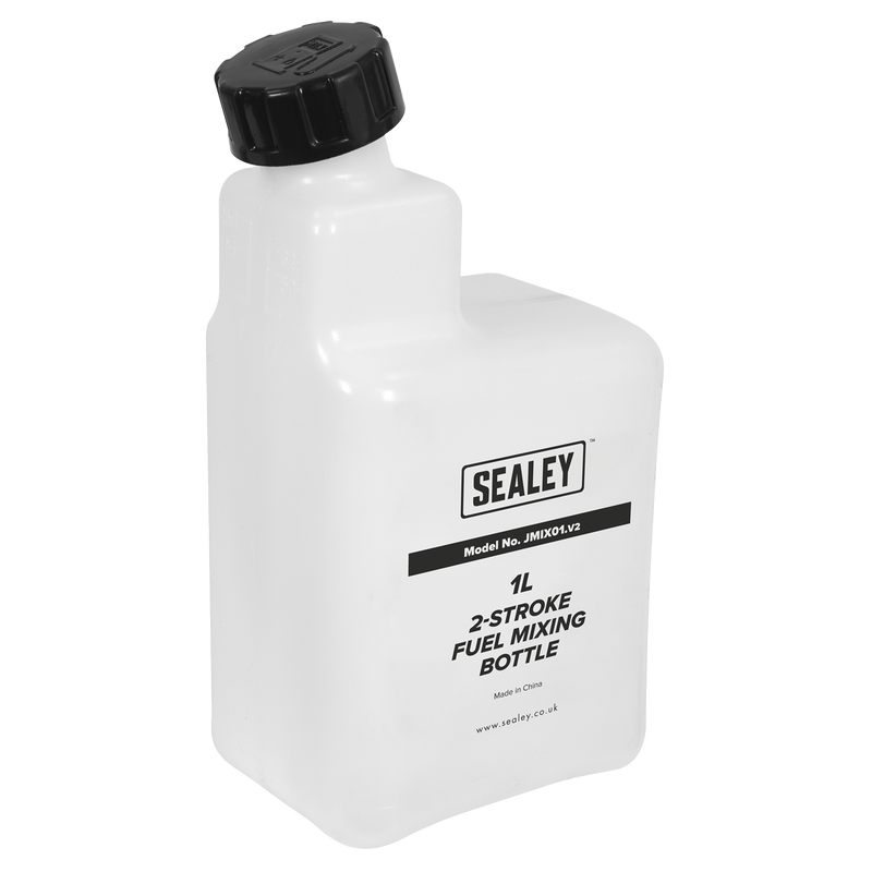 Sealey 1L 2-Stroke Fuel Mixing Bottle - Multiple Ratio Options