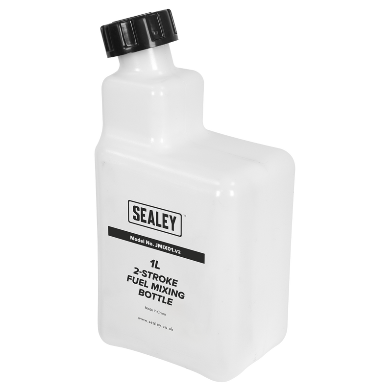 Sealey 1L 2-Stroke Fuel Mixing Bottle - Multiple Ratio Options